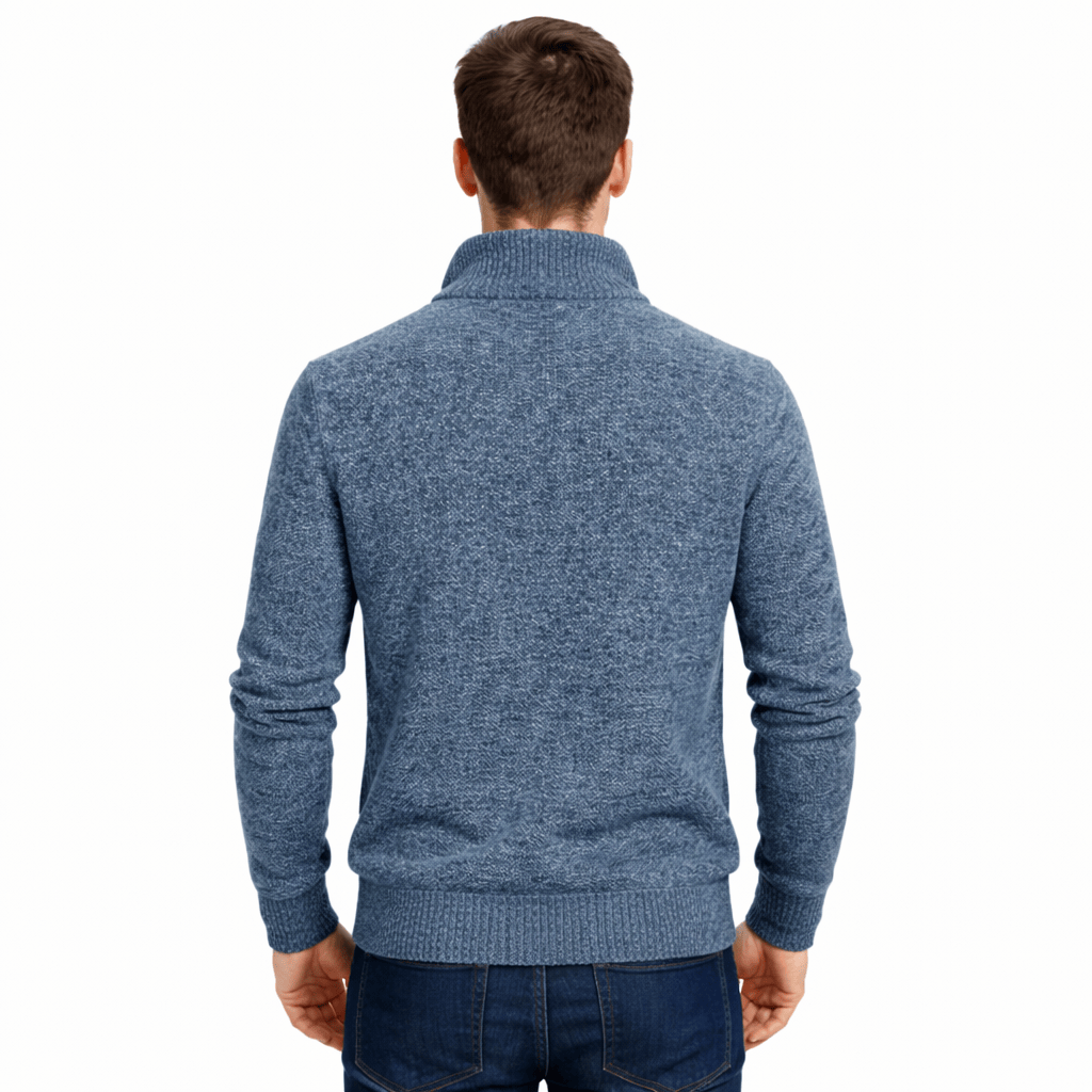 Coleeast-London GRANT, Mandarin Collar Knit Cardigan