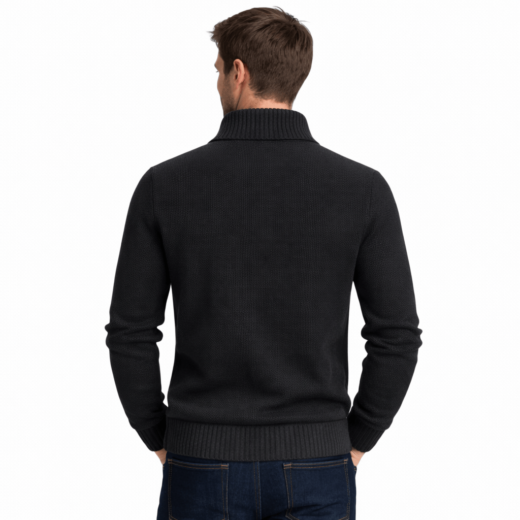 Coleeast-London GRANT, Mandarin Collar Knit Cardigan