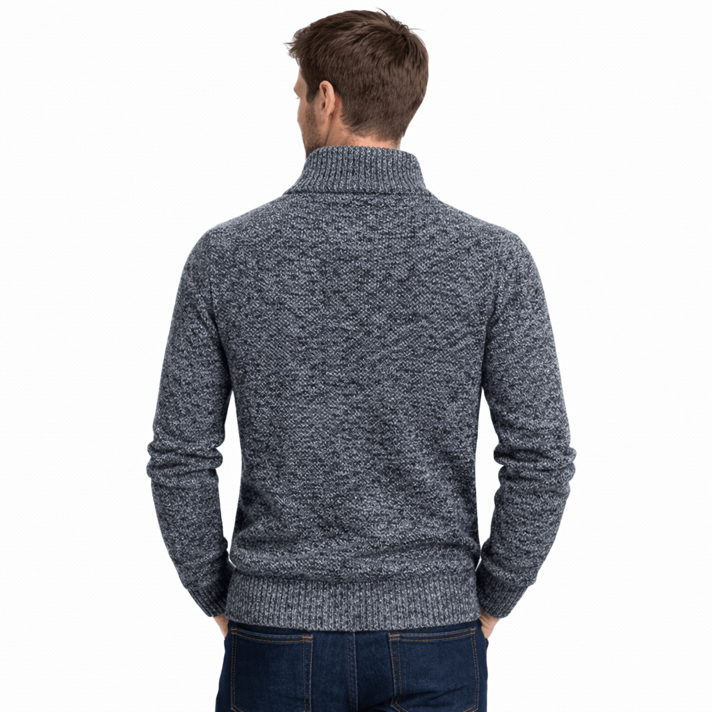 Coleeast-London GRANT, Mandarin Collar Knit Cardigan