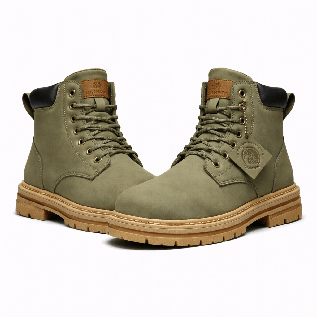 Coleeast-London Green / 38 ADDISON, Work Safety Lace-Up Boots
