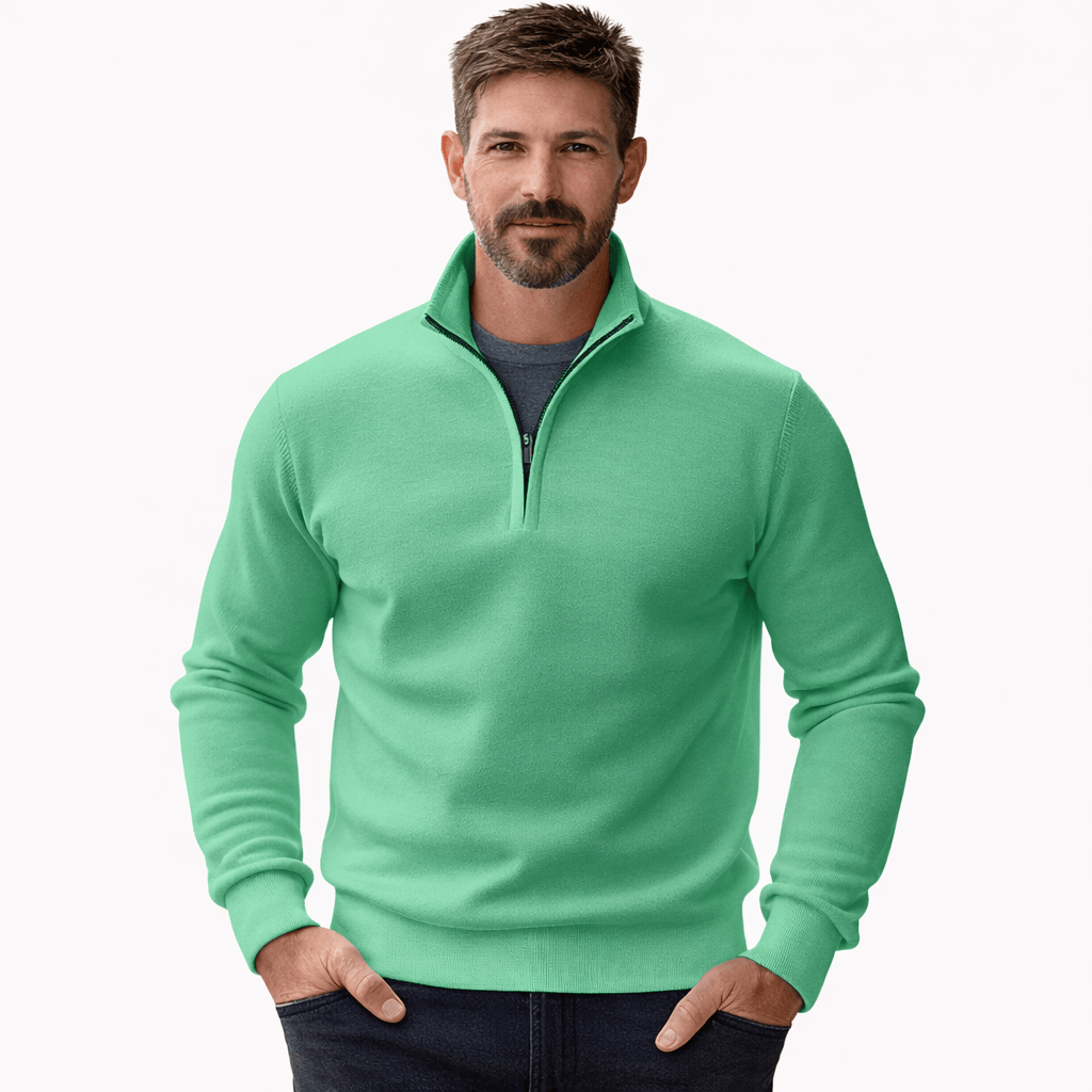 Coleeast-London Green / S CECIL, Zip-Up Regular Fit Sweatshirt