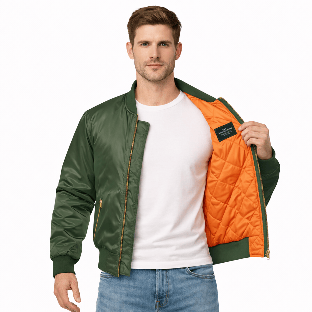 Coleeast London Green / XS ALFIE, Windproof Bomber Jacket