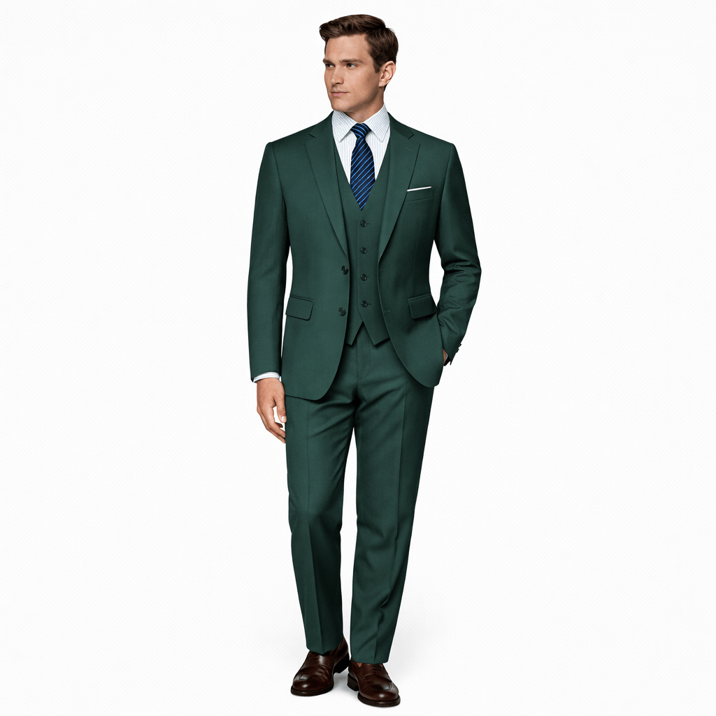 Coleeast-London Green / XS AMOS, Slim Fit Viscose Suit