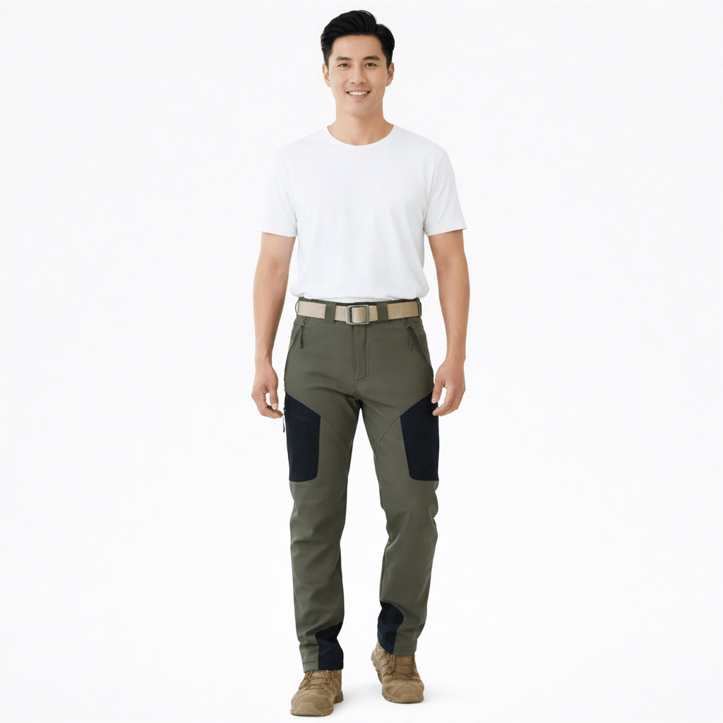 Coleeast-London Green / XS BEN, Military Cargo Pants Cotton Blend