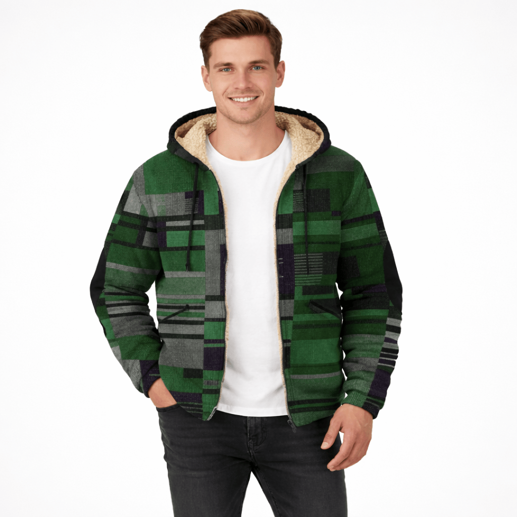 Coleeast-London Green / XS COLLINS, Printed Hooded Sweatshirt