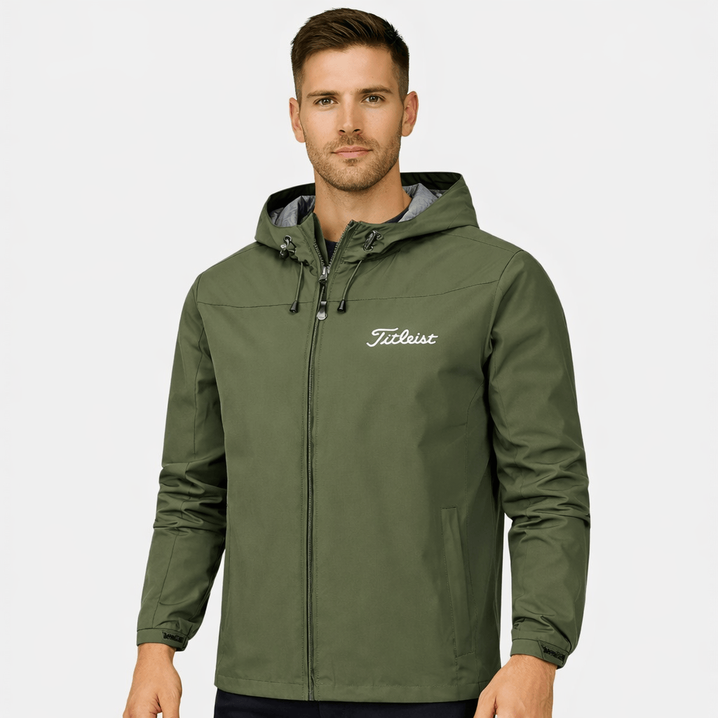 Coleeast-London Green / XS EBENEZER, Hooded Zip Jacket Printed