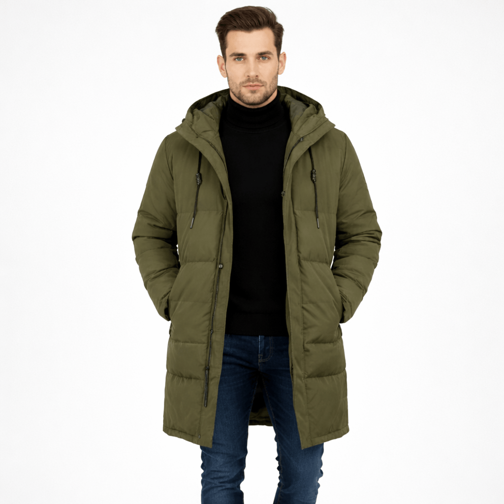 Coleeast-London Green / XS JONES, Hooded Cotton Padded Jacket