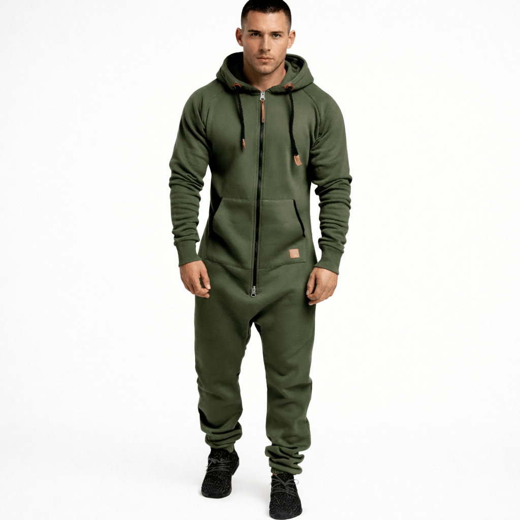 Coleeast-London Green / XS KANE, Sporty Hooded Pullover
