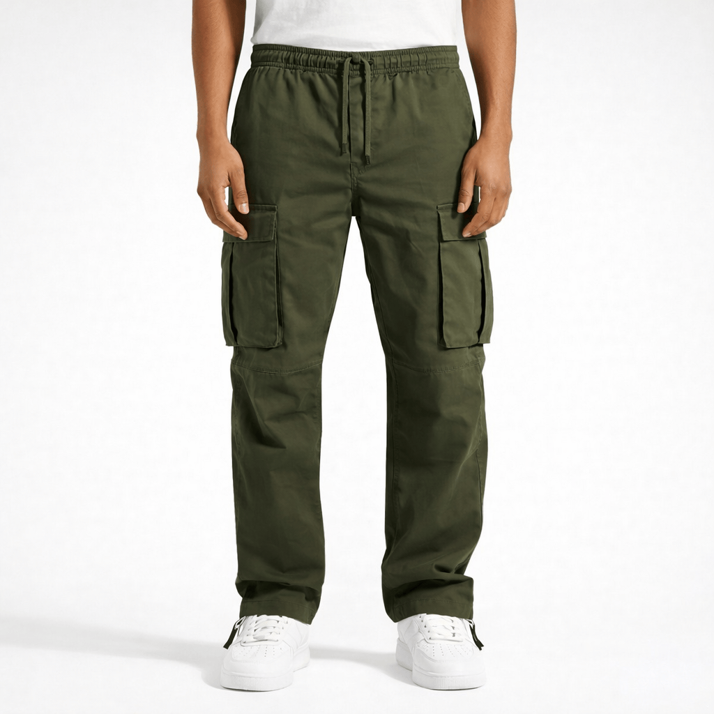 Coleeast London Green / XS TOPY Loose Fit Cargo Pants