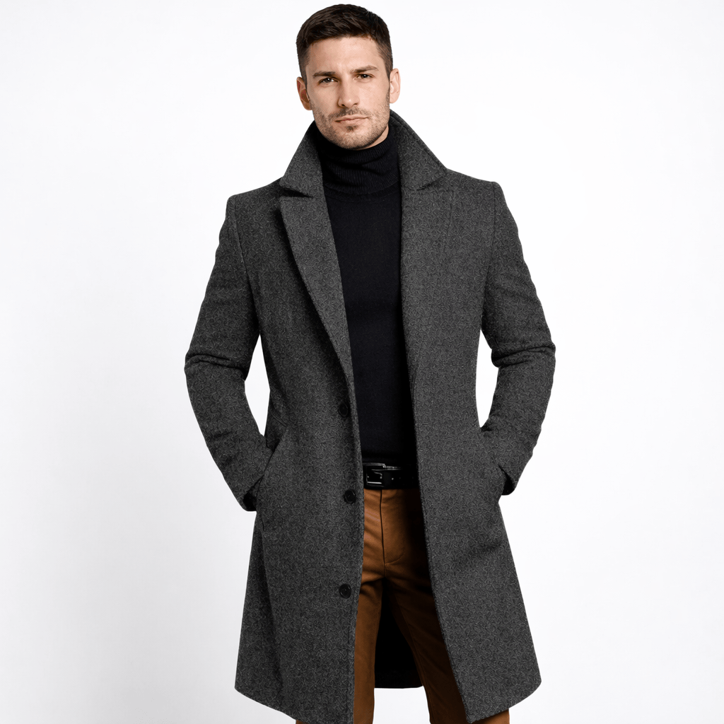 Coleeast London Grey / XS ARTHUR Long Wool Coat