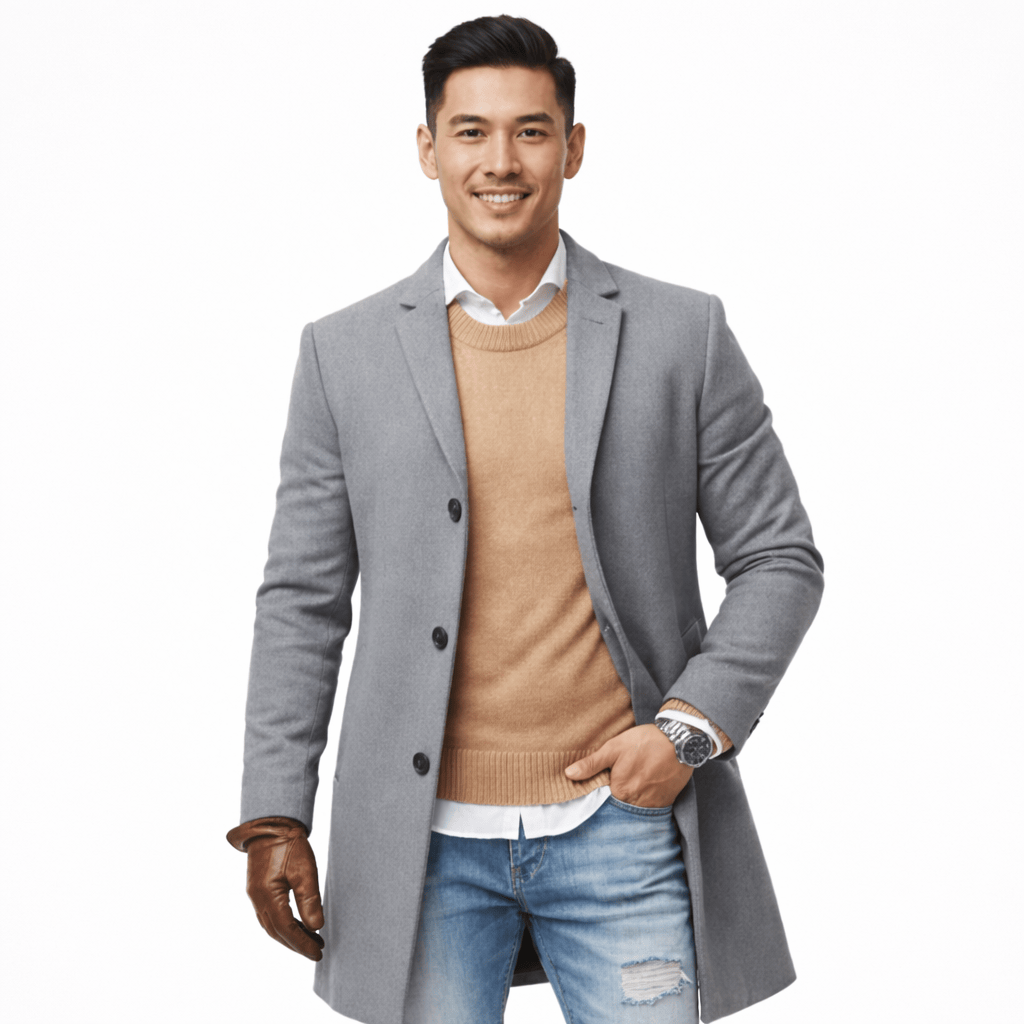 Coleeast-London Grey / XS CLIVE, Casual Single-Breasted Blazer