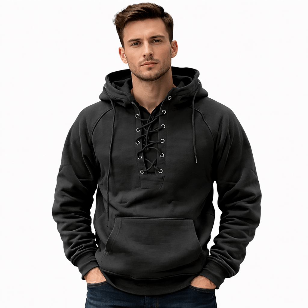 Coleeast-London Grey / XS DARCY,  Hooded Double-Breasted Sweatshirt