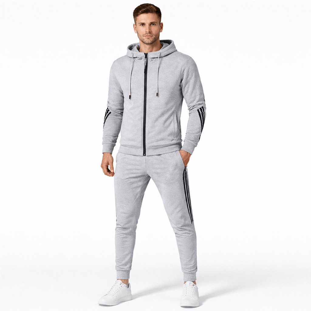 Coleeast-London Grey / XS DESMOND Hooded Zip Tracksuit