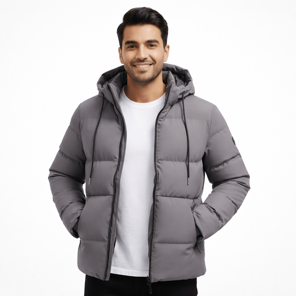 Coleeast London Grey / XS GABRIEL Hooded Zip-Up Jacket