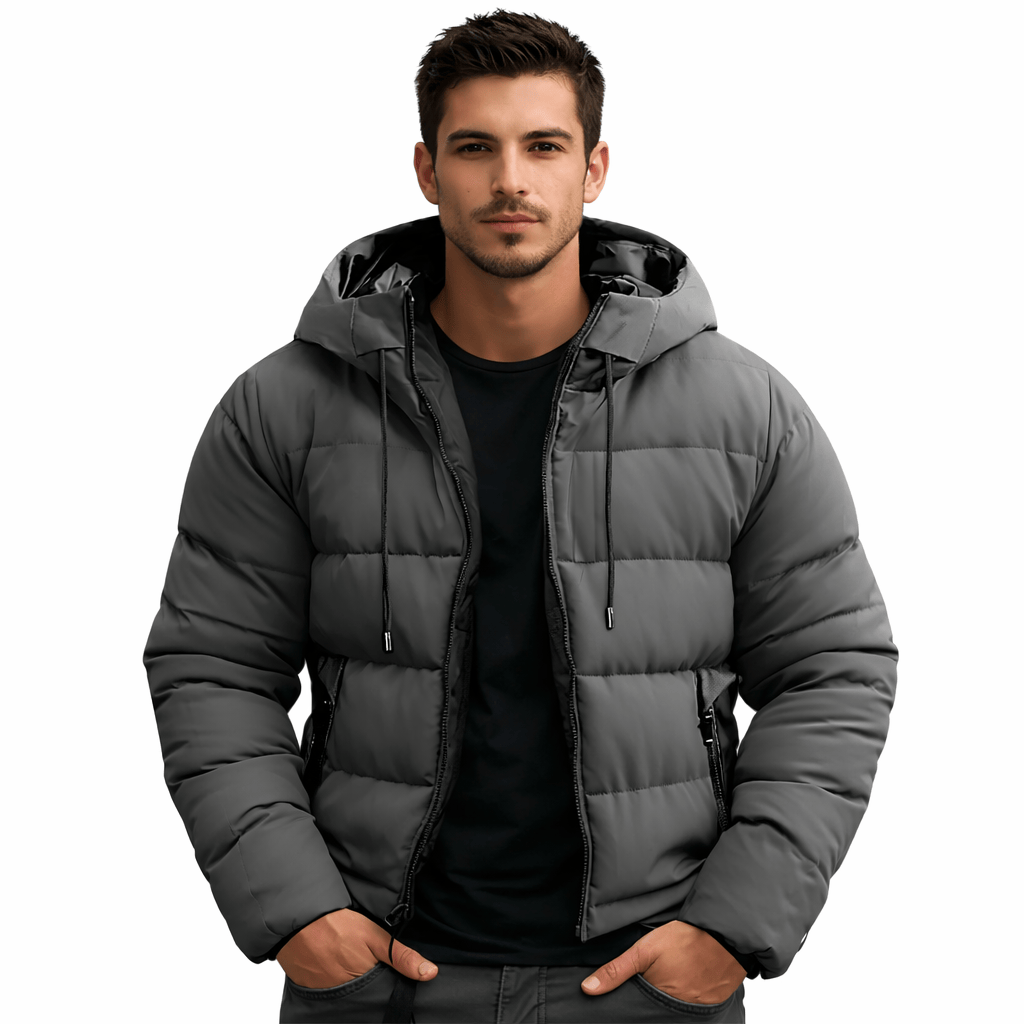 Coleeast-London Grey / XS JAMES, Hooded Cotton Parka