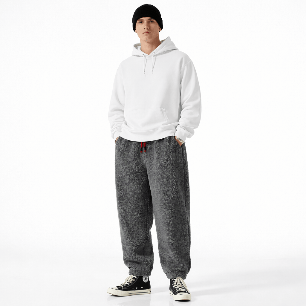 Coleeast-London Grey / XS RAY, Elastic Waist Harem Pants
