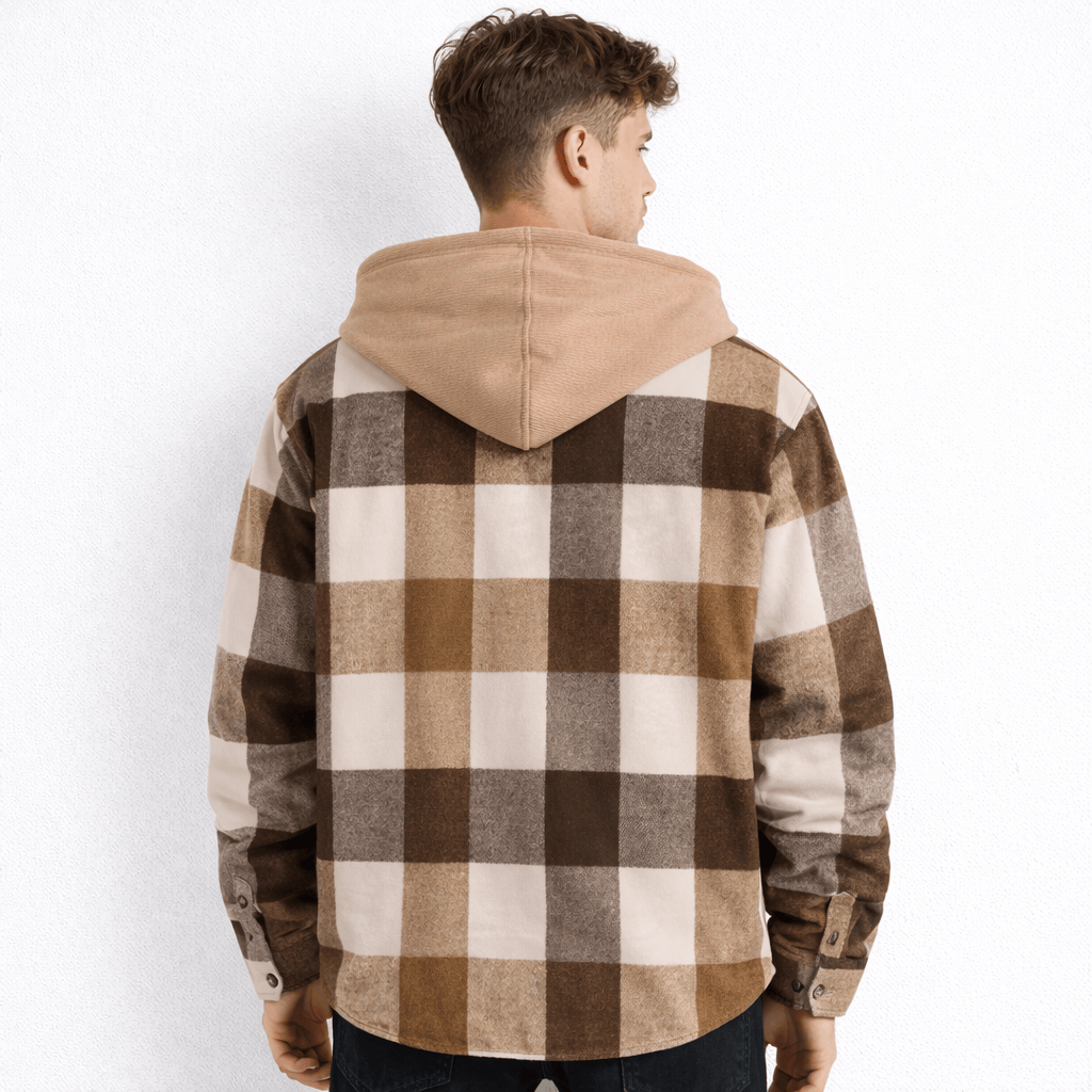 Coleeast-London IRVING, Plaid Casual Long Sleeve Shirt