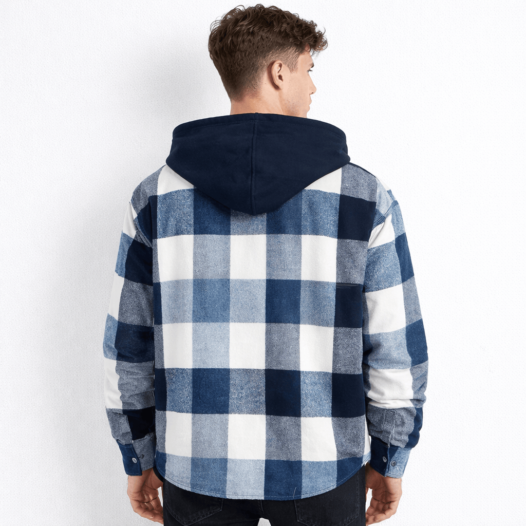 Coleeast-London IRVING, Plaid Casual Long Sleeve Shirt