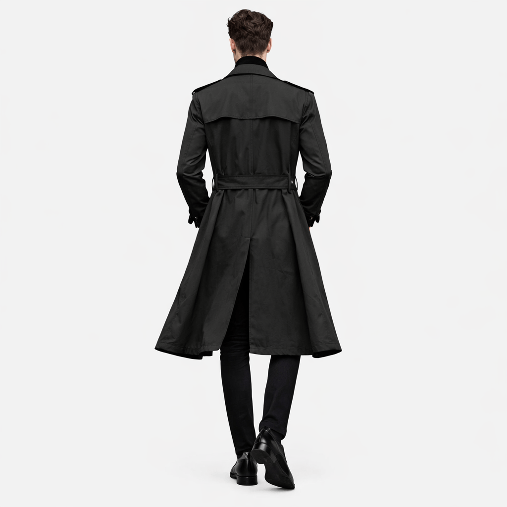Coleeast-London JAMES, X-Long Single-Breasted Trench Coat