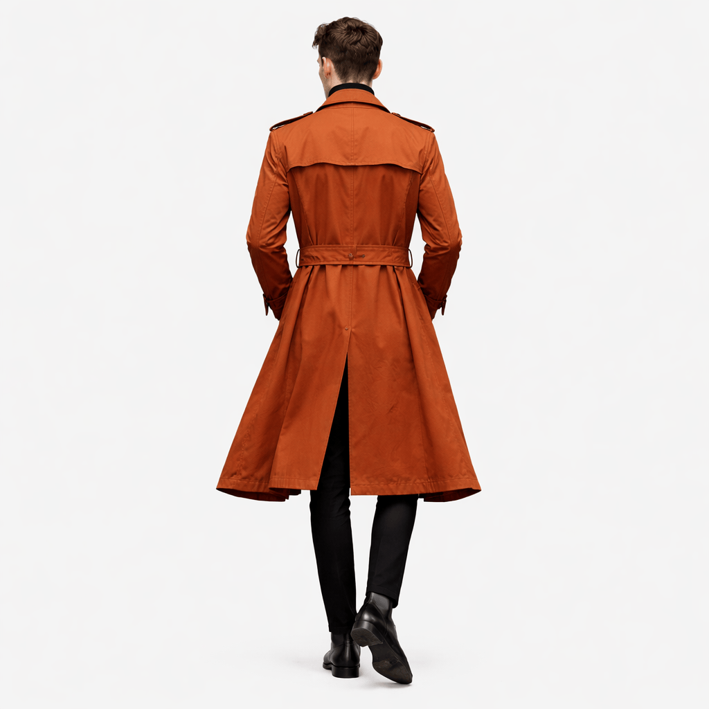 Coleeast-London JAMES, X-Long Single-Breasted Trench Coat