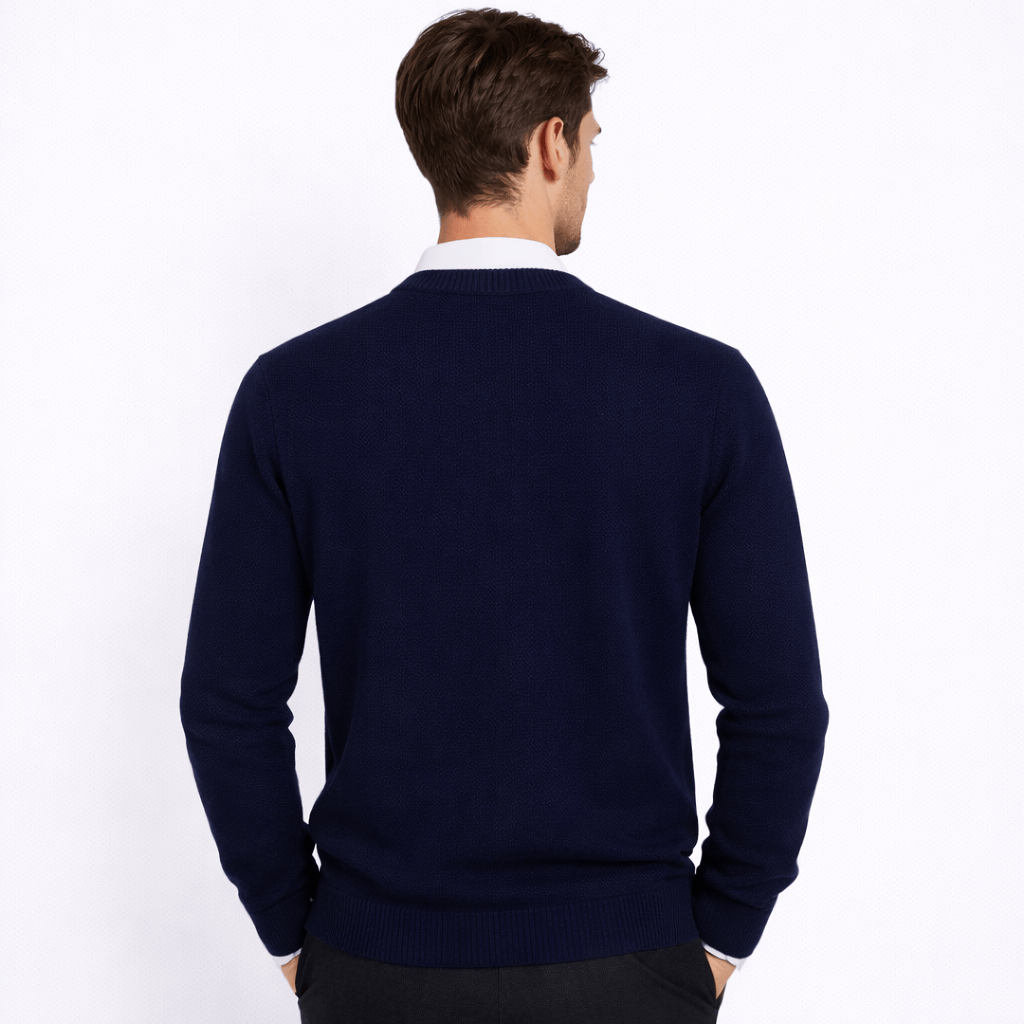 Coleeast-London KEITH, Crew Neck Wool Blend Sweater