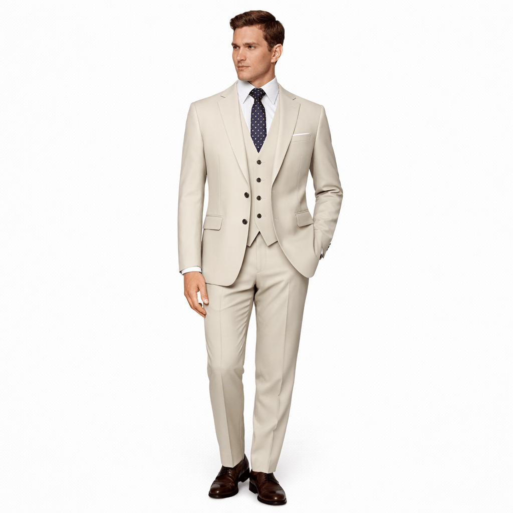 Coleeast-London Khaki / XS AMOS, Slim Fit Viscose Suit