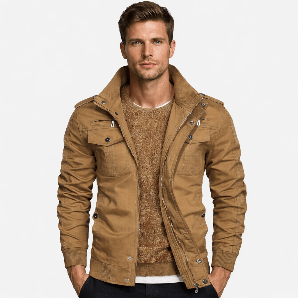 Coleeast-London Khaki / XS ARCHIE, Cotton Windproof Bomber