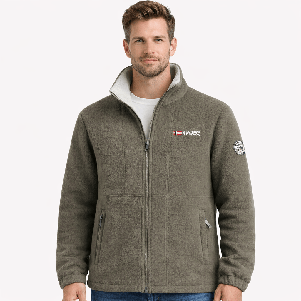 Coleeast London Khaki / XS DYLAN, Fleece Zip Jacket