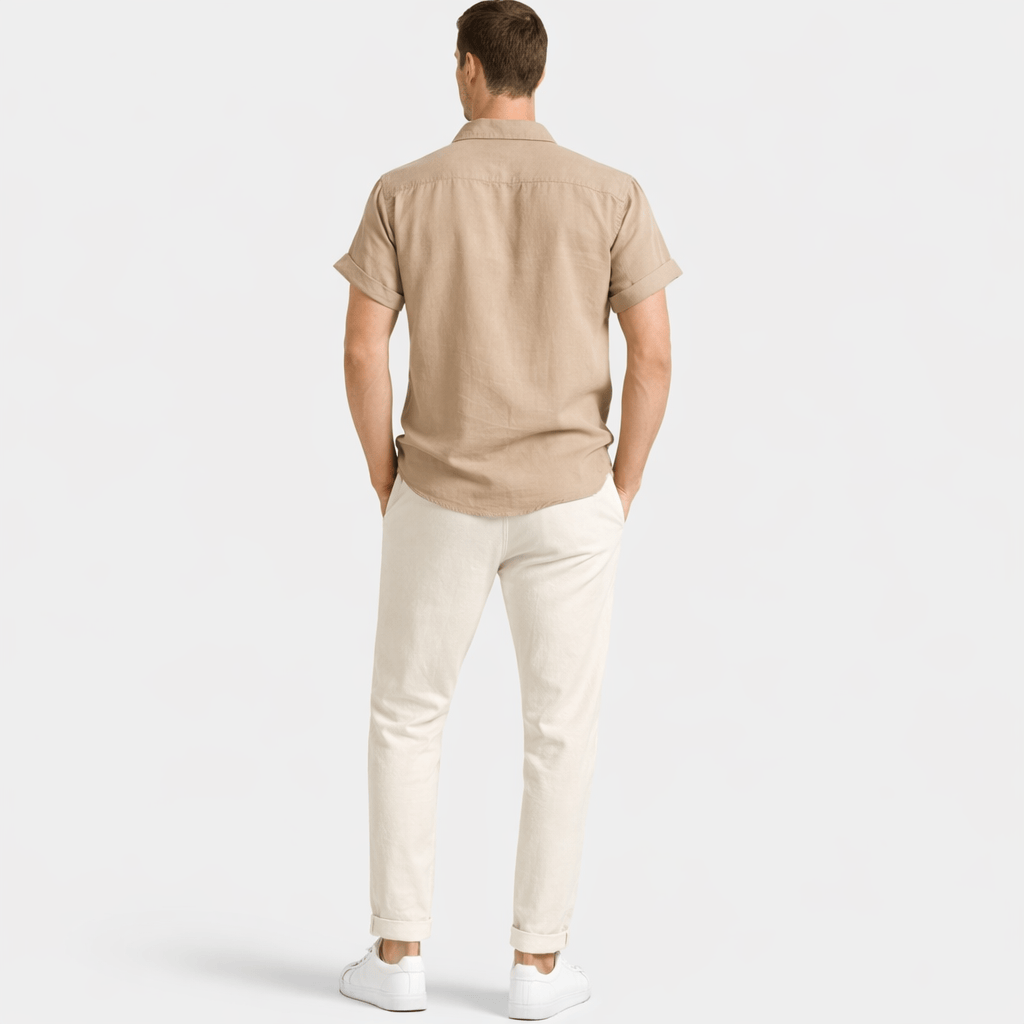 Coleeast-London KIAN, Cotton Linen Two Piece Set