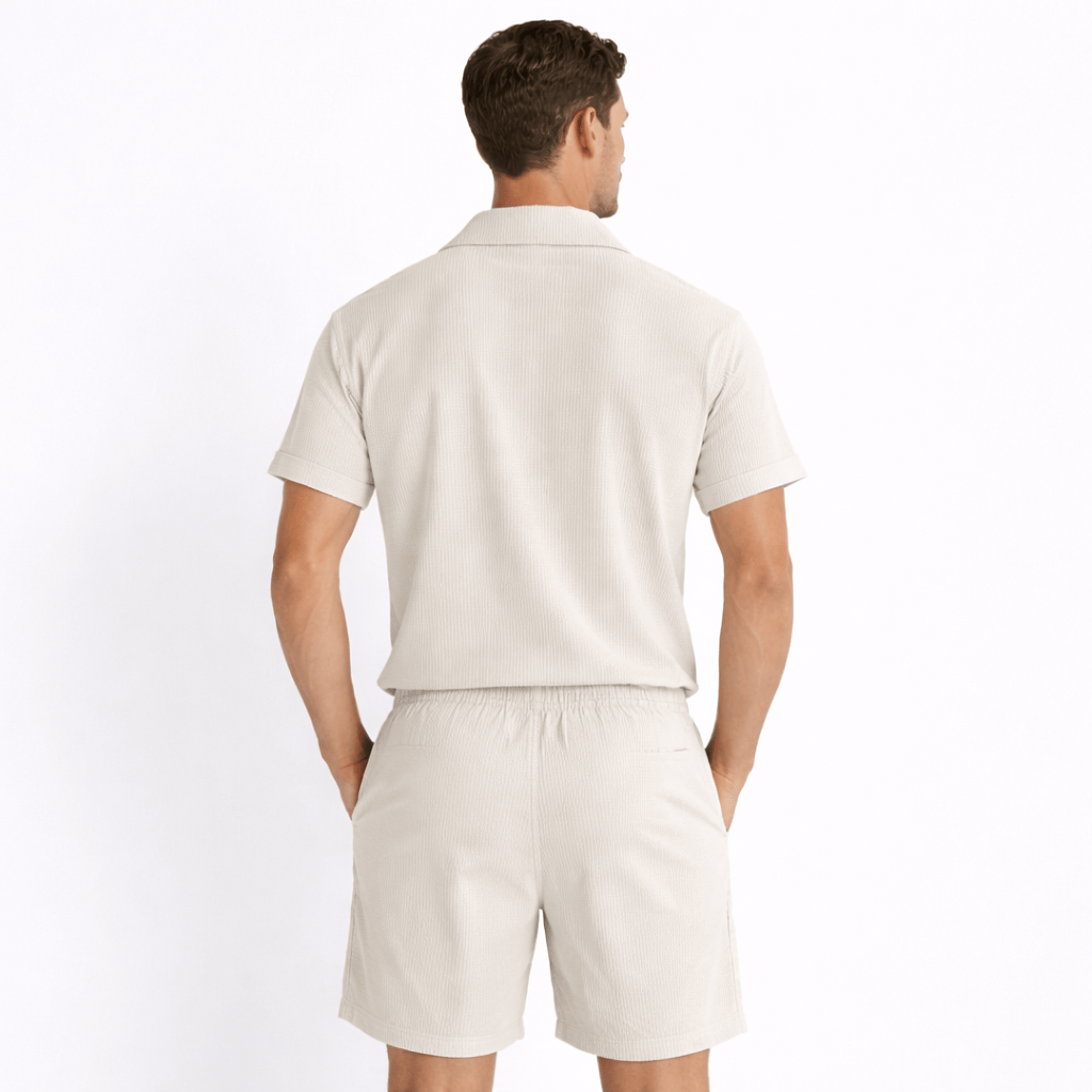 Coleeast-London LEO, Casual Button-Up Shirt Set