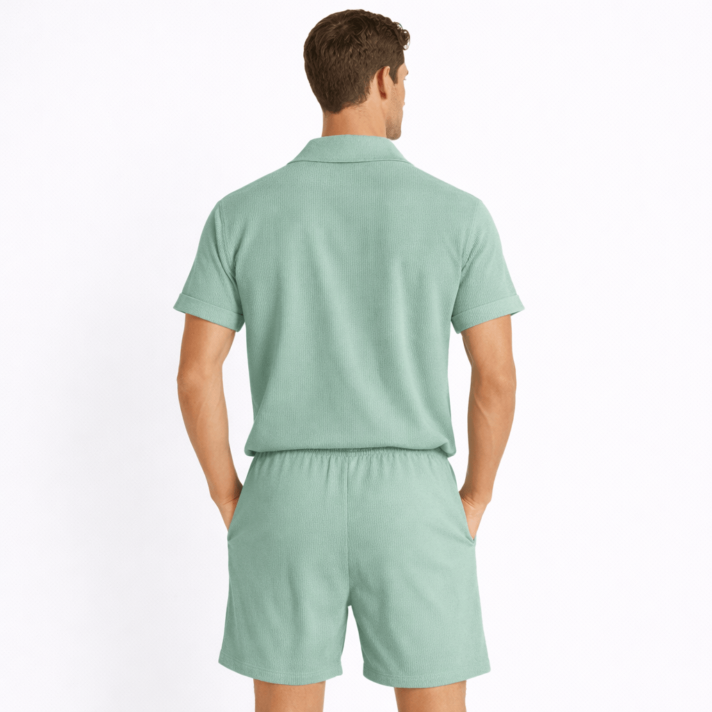 Coleeast-London LEO, Casual Button-Up Shirt Set