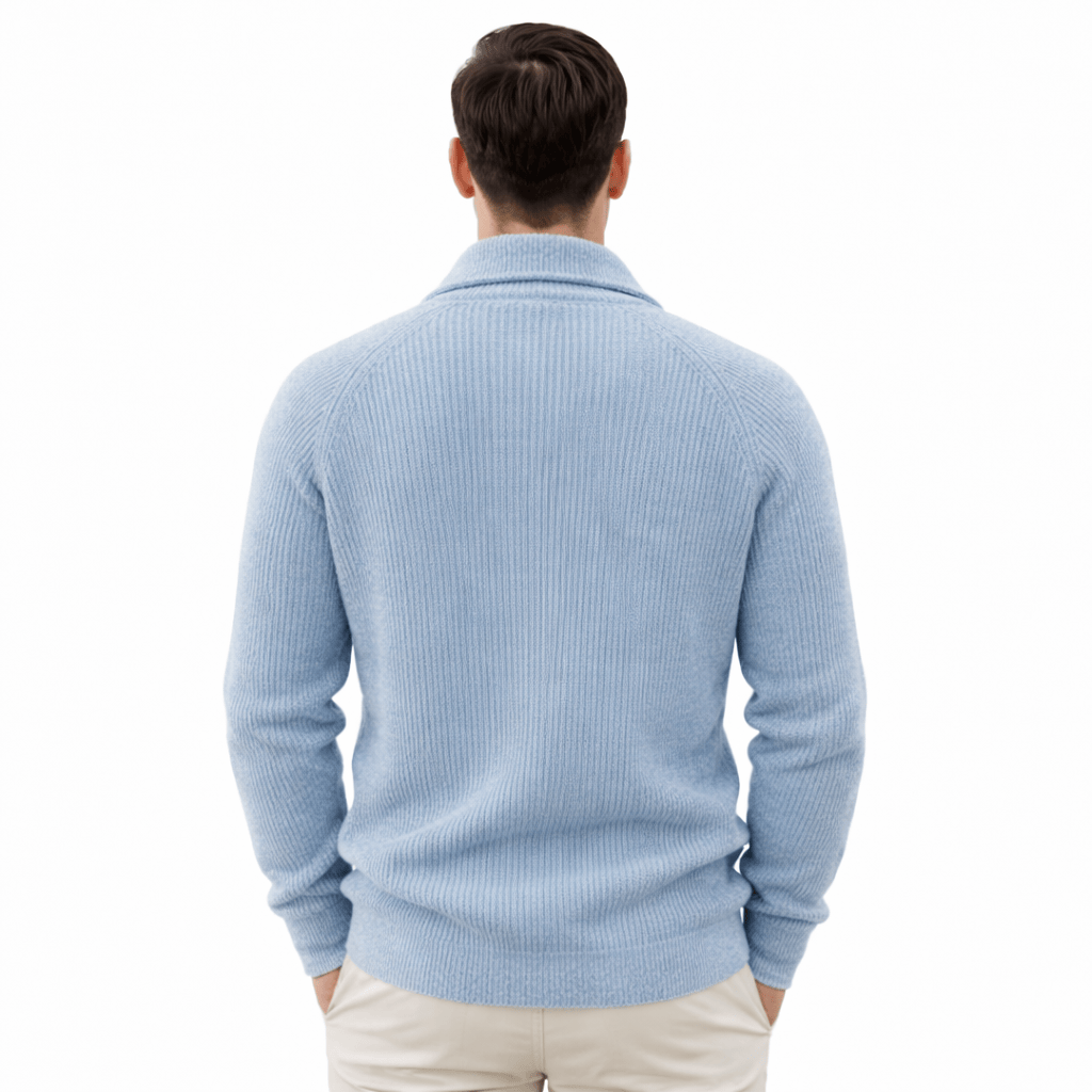 Coleeast-London LESTER, Thick Cotton Knit Cardigan