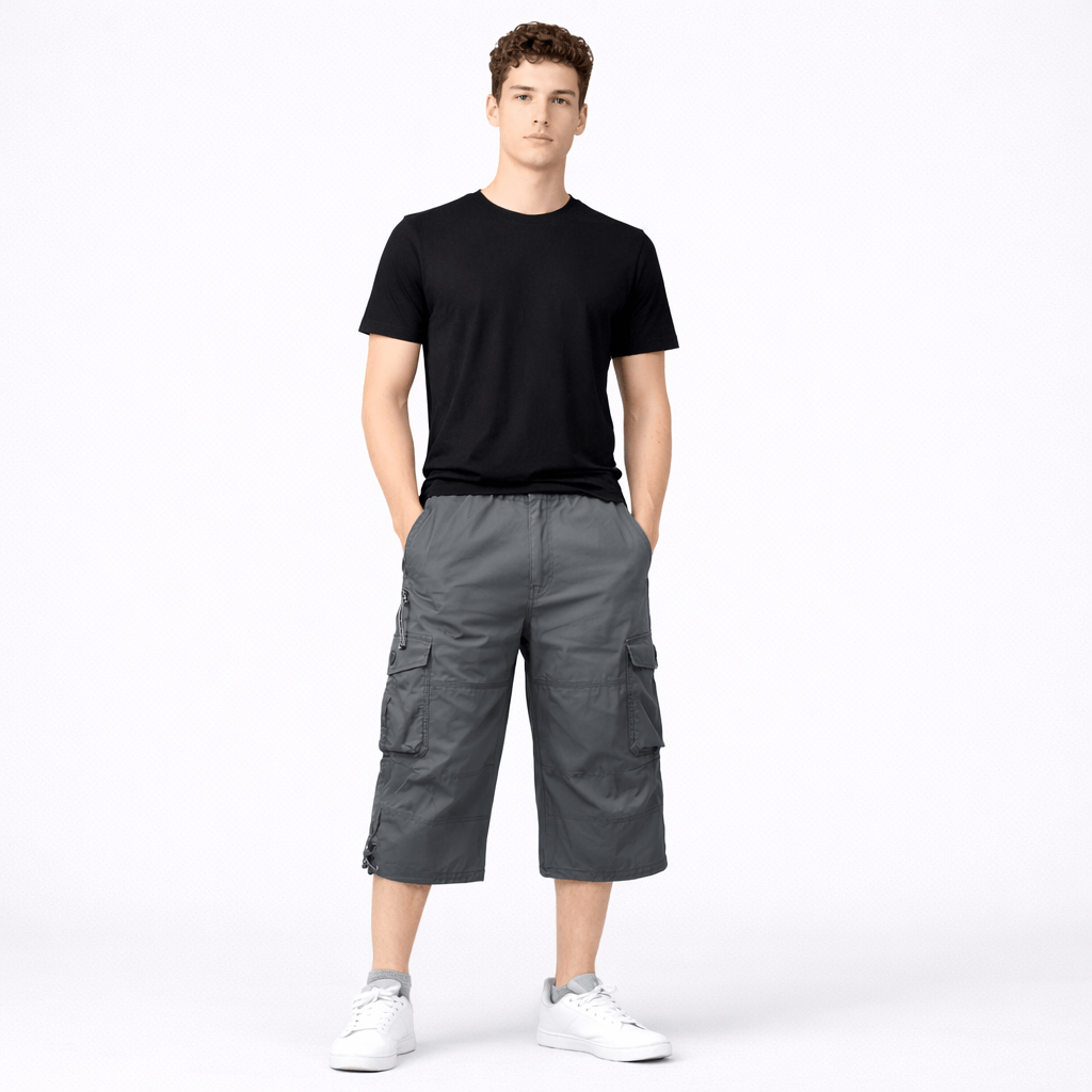 Coleeast-London Light grey / XS BRUCE, Regular Fit Cotton Blend Shorts