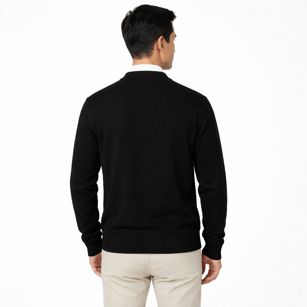 Coleeast-London LLOYD, V-Neck Button Knit Coat