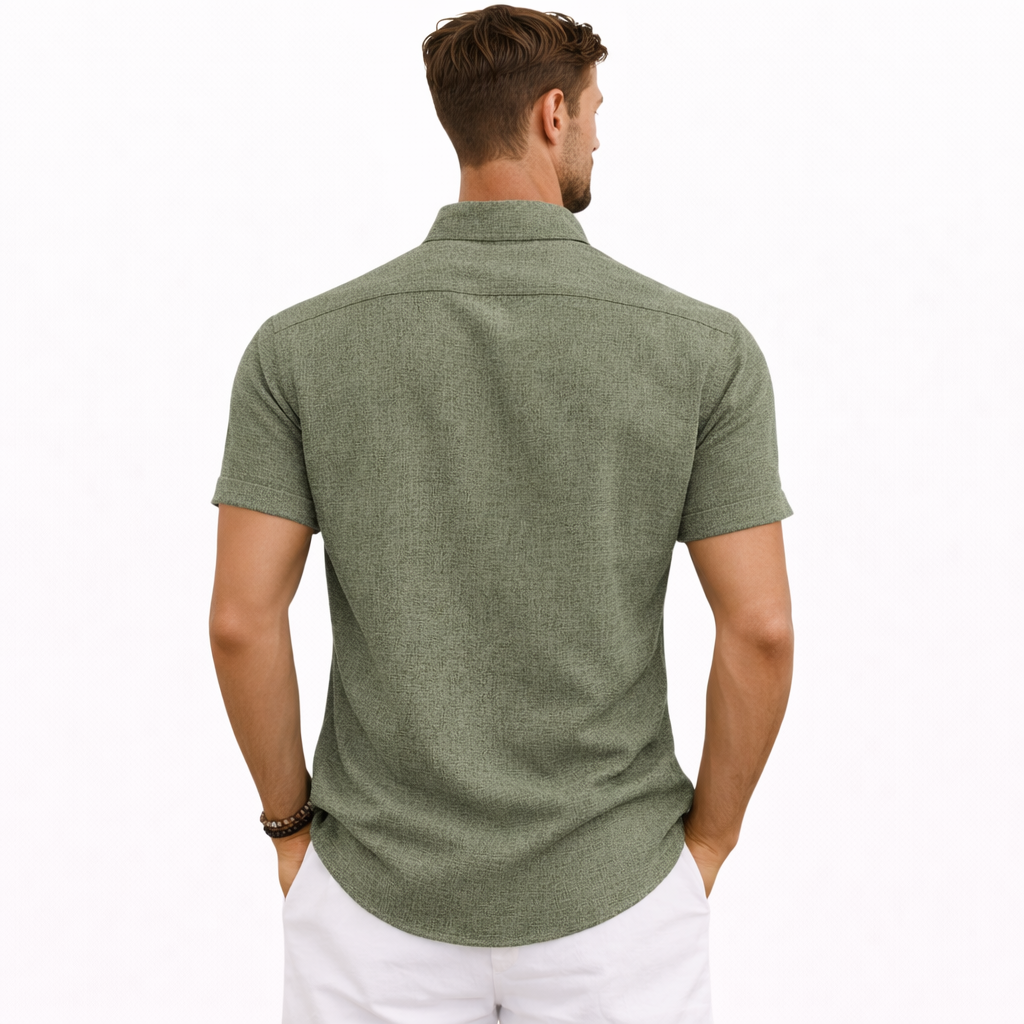 Coleeast London LUCAS Striped Linen Casual Shirt