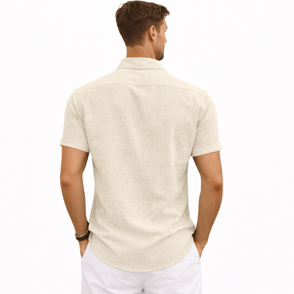 Coleeast London LUCAS Striped Linen Casual Shirt