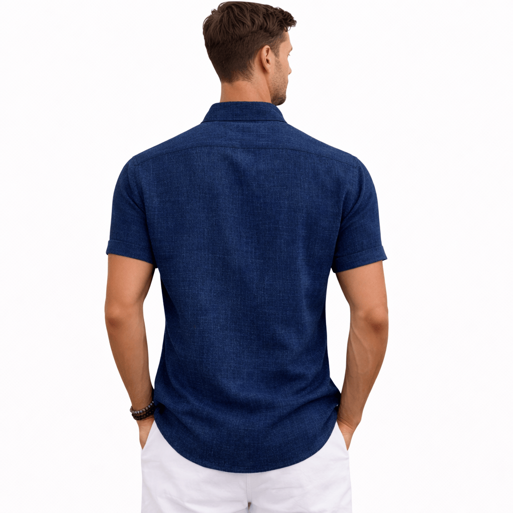 Coleeast London LUCAS Striped Linen Casual Shirt