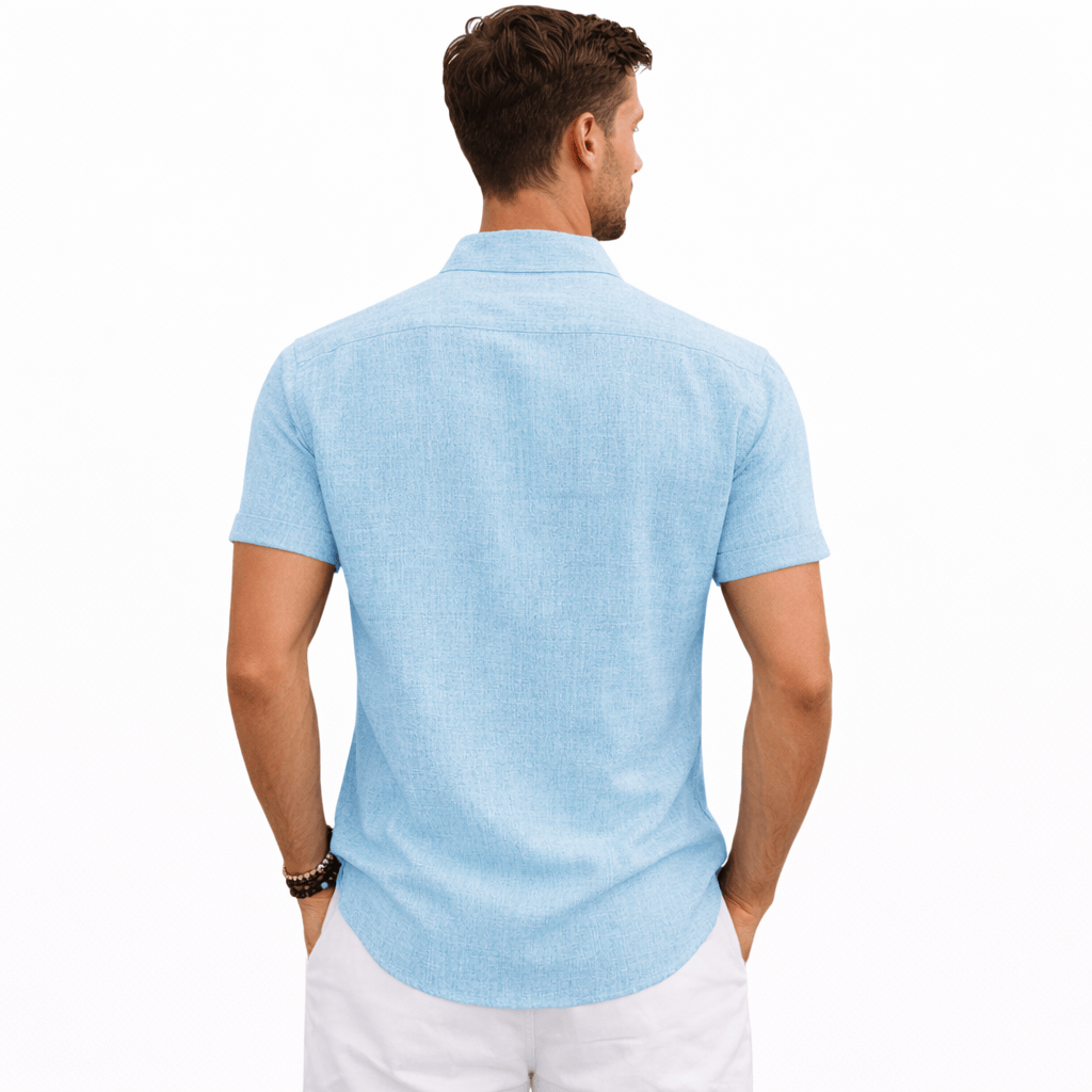 Coleeast London LUCAS Striped Linen Casual Shirt