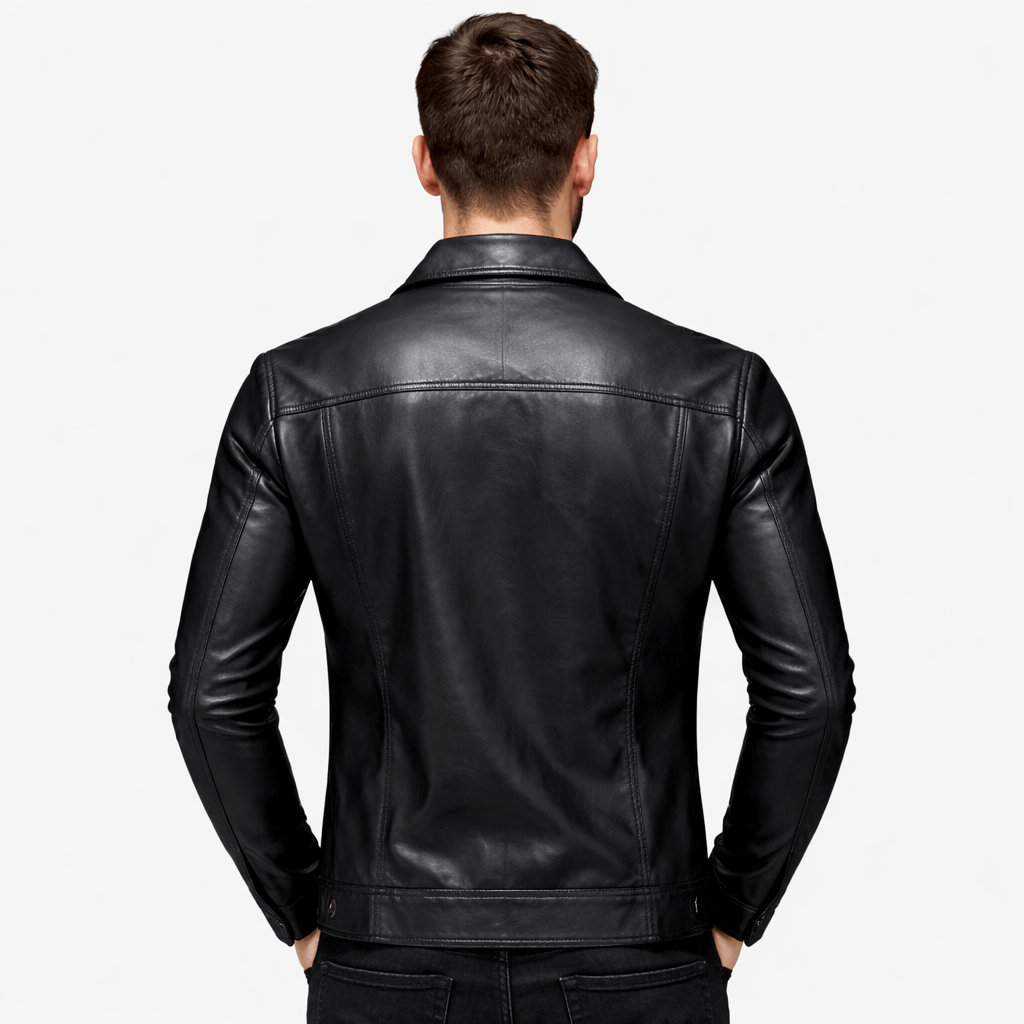Coleeast London MASON Leather Jacket Zip-Up