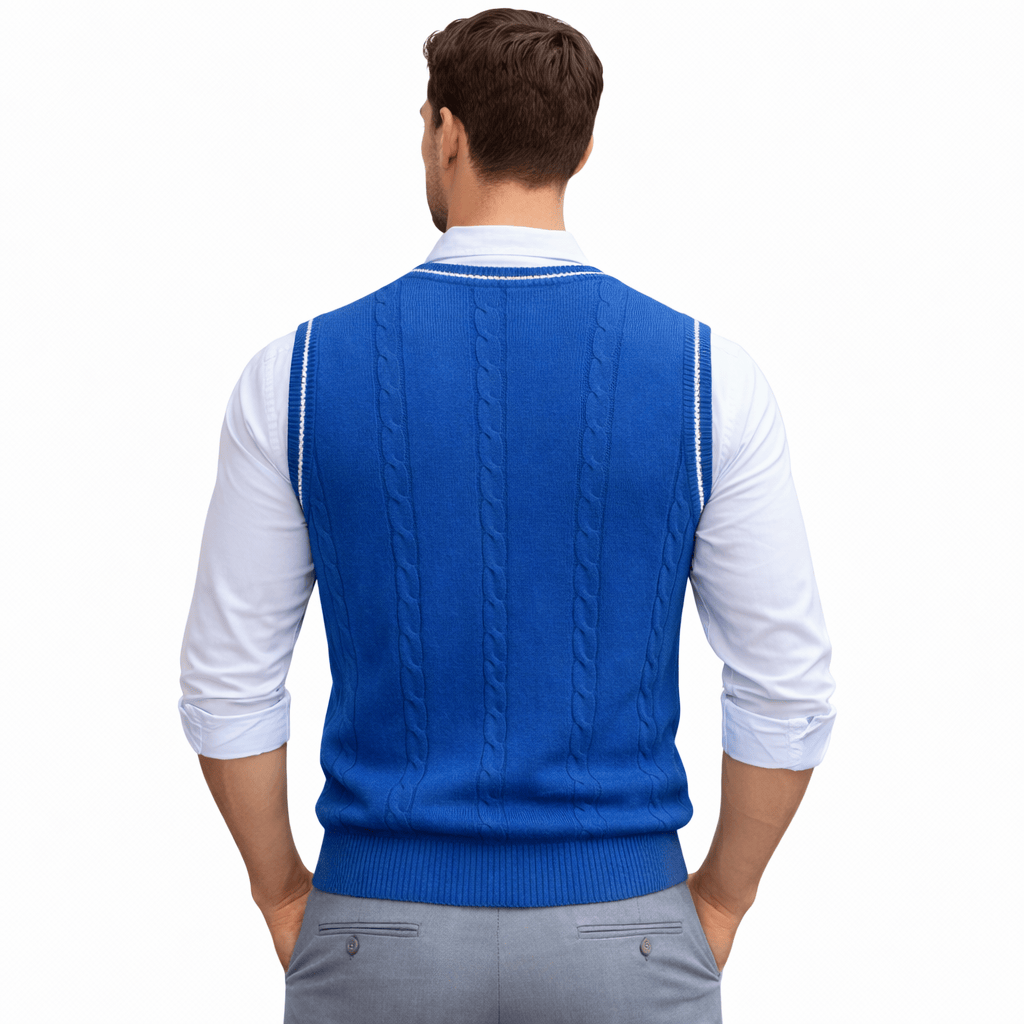 Coleeast London MATT V-Neck Knit Vest