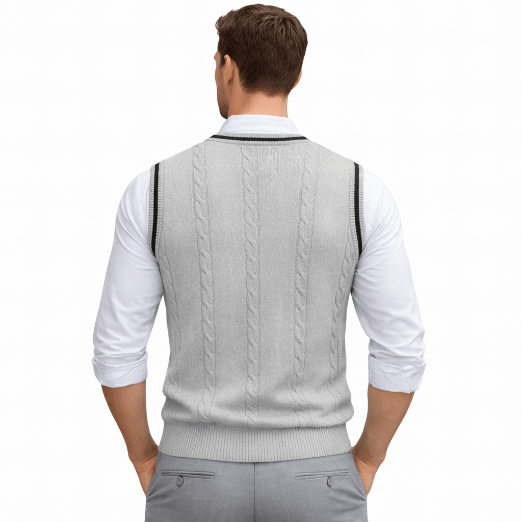 Coleeast London MATT V-Neck Knit Vest