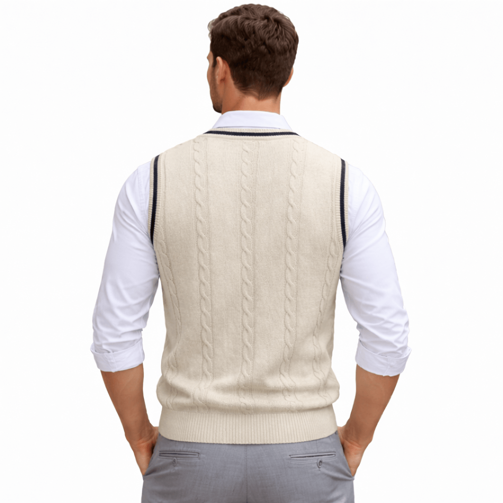 Coleeast London MATT V-Neck Knit Vest