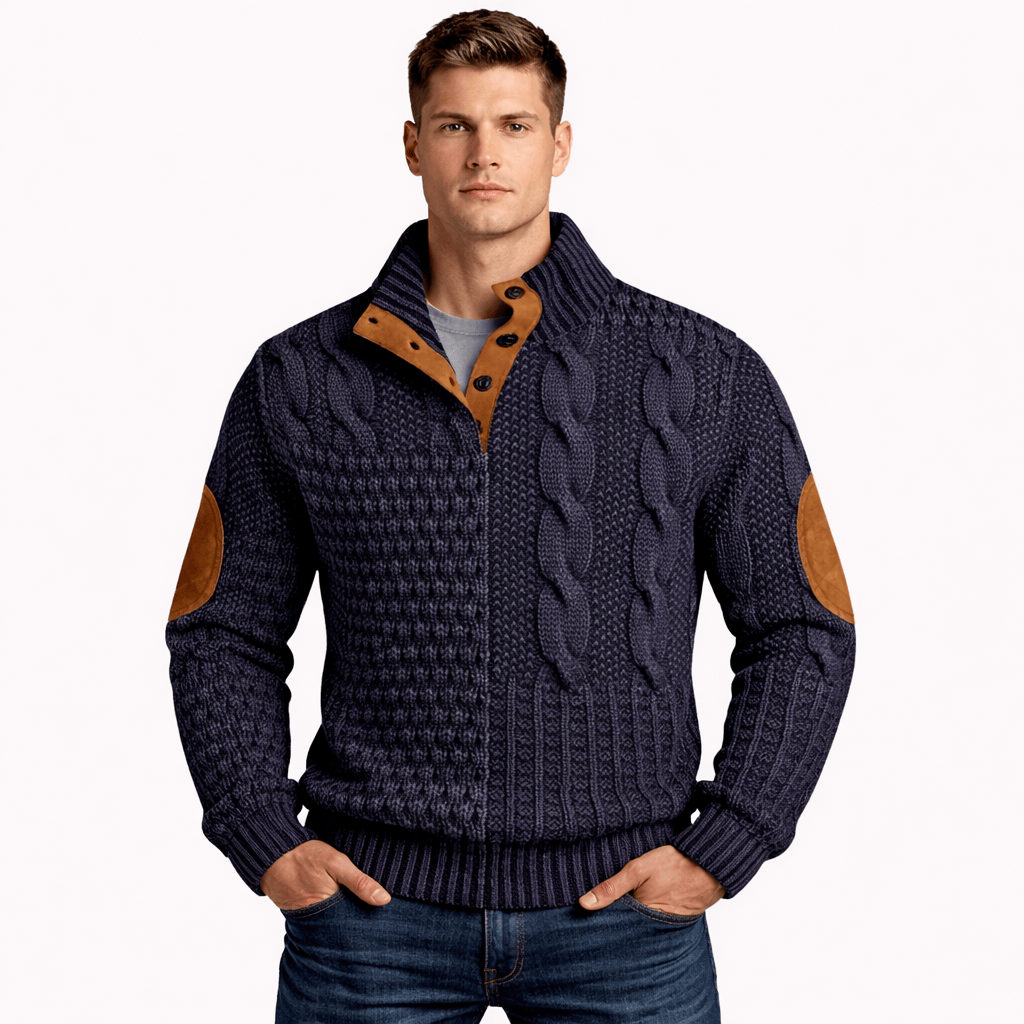 Coleeast-London Mauve / XS CLYDE, Patchwork Loose Fit Sweatshirt