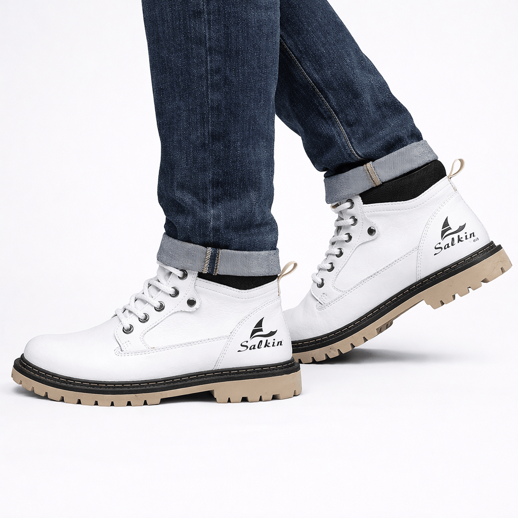 Coleeast London MILO Lace-Up Round Toe Ankle Boots