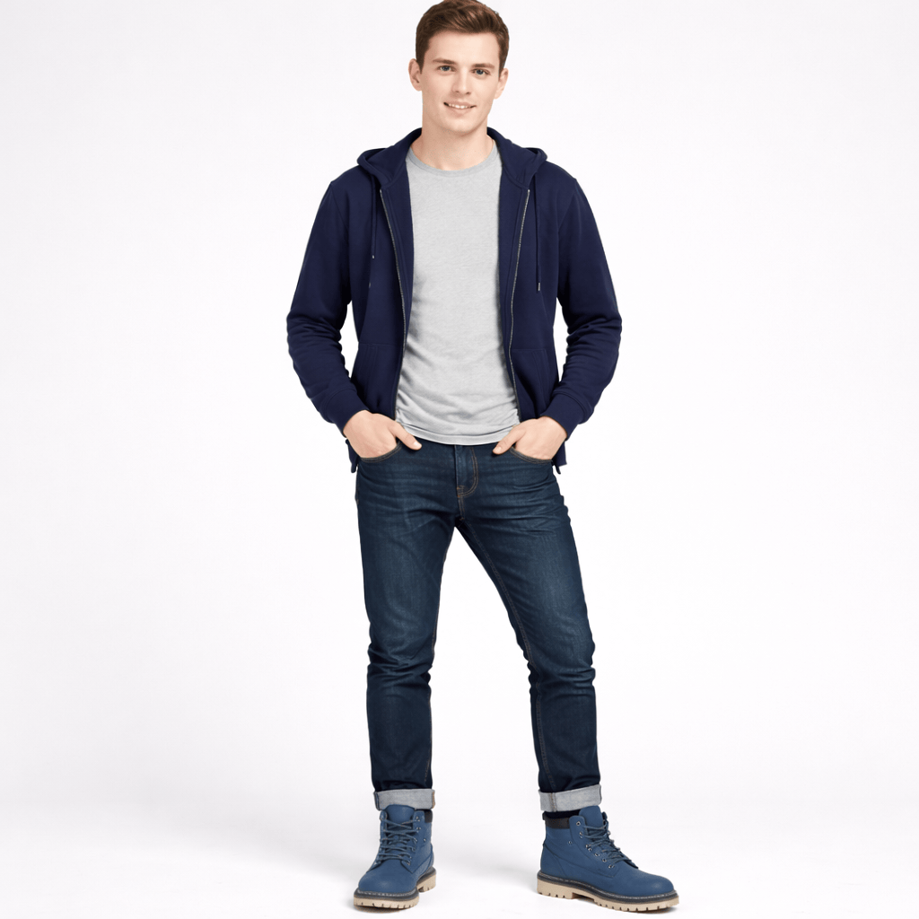 Coleeast London MILO Lace-Up Round Toe Ankle Boots