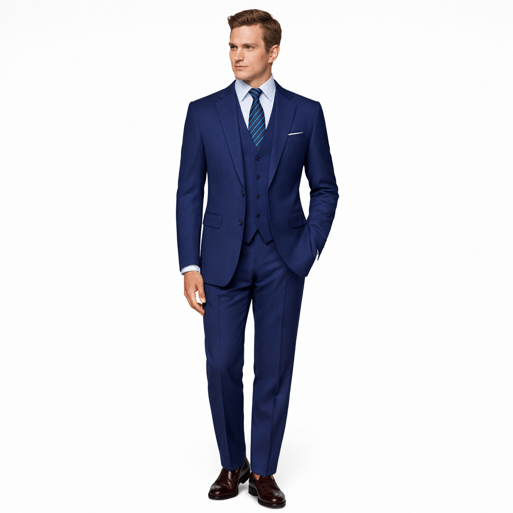 Coleeast-London Navy Blue / XS AMOS, Slim Fit Viscose Suit