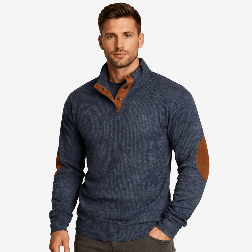 Coleeast-London Navy Blue / XS ELLIOT, Cotton Hooded Sweatshirt