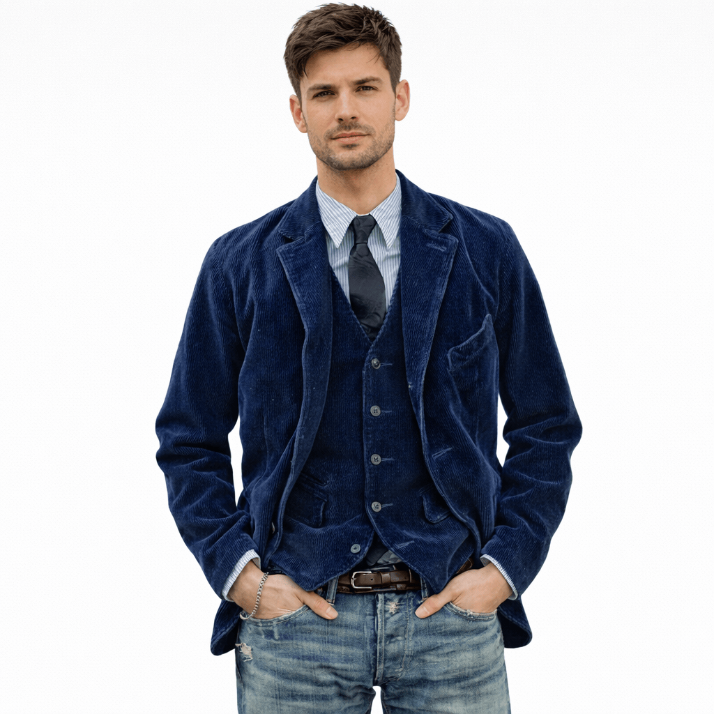 Coleeast London Navy / XS THEO, Men's Casual Single Breasted Blazer