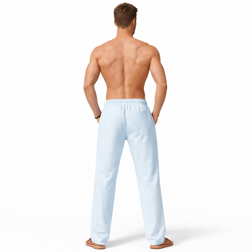 Coleeast London NEVILLE Linen Drawstring Loose Pants