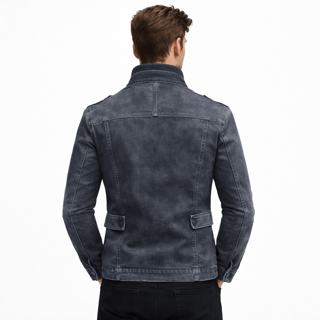 Coleeast-London OTIS, Slim Faux Leather Jacket